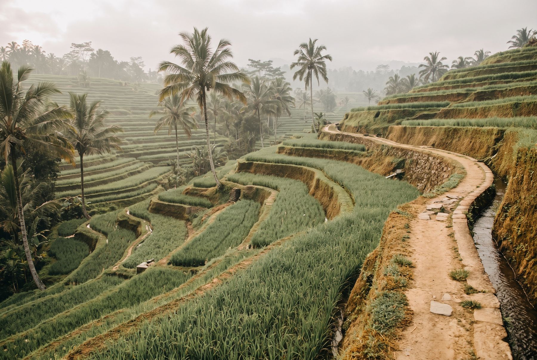 The rice terraces of Jatiluwih, Bali